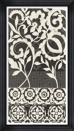 Framed Midnight Batik II Print