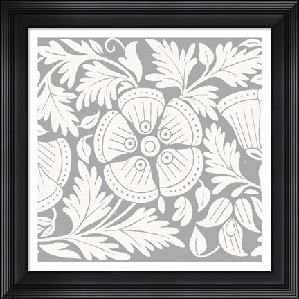 Framed Ornamental Detail I Print