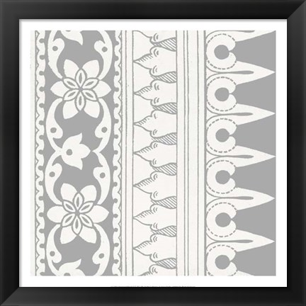 Framed Ornamental Detail VI Print