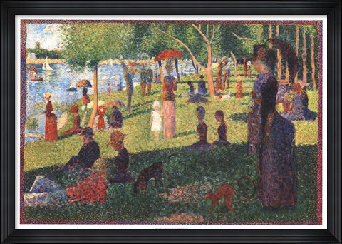 Framed Sunday on La Grande Jatte Print