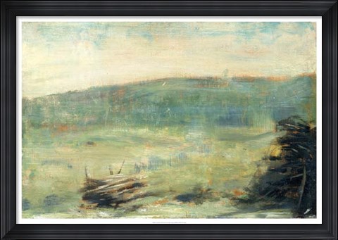 Framed Landscape at Saint-Ouen Print