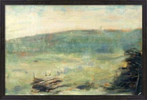 Framed Landscape at Saint-Ouen Print