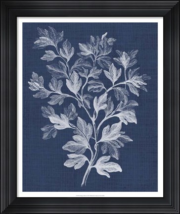 Framed Foliage Chintz I Print