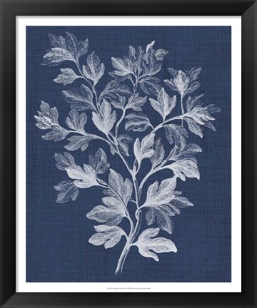 Framed Foliage Chintz I Print