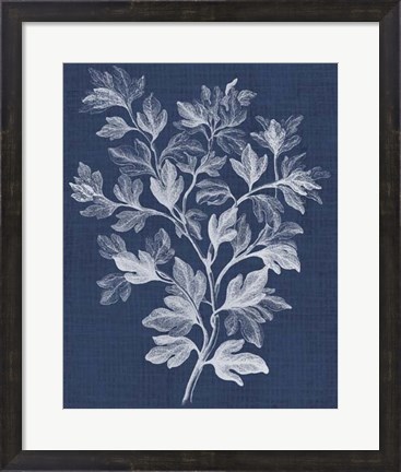 Framed Foliage Chintz I Print
