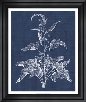 Framed Foliage Chintz II Print
