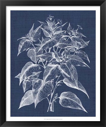 Framed Foliage Chintz III Print