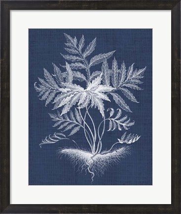 Framed Foliage Chintz IV Print