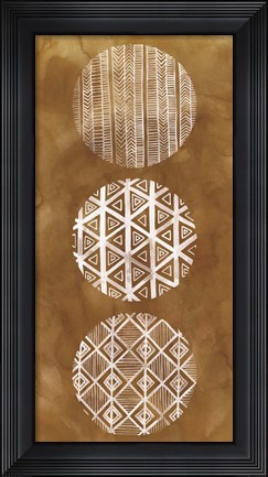 Framed Tribal Pattern I Print