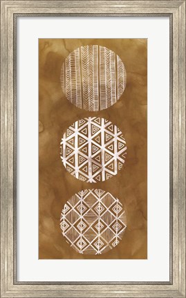 Framed Tribal Pattern I Print