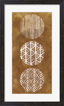 Framed Tribal Pattern I Print