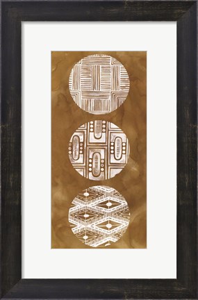 Framed Tribal Pattern II Print