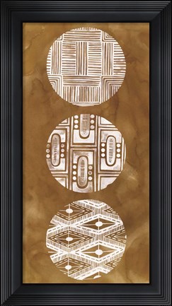 Framed Tribal Pattern II Print