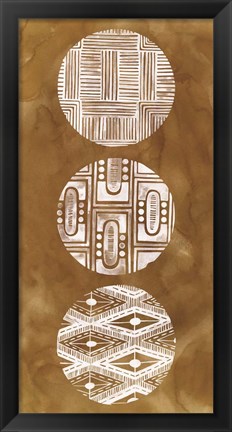Framed Tribal Pattern II Print
