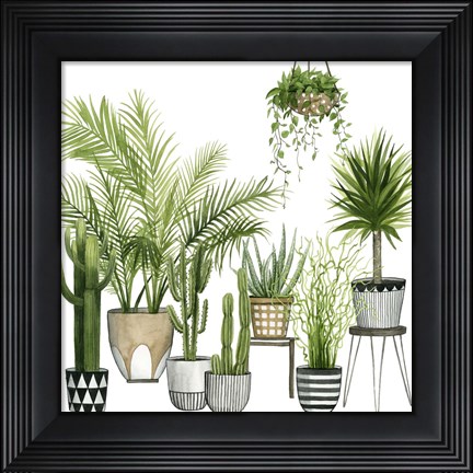 Framed Plant Haven II Print