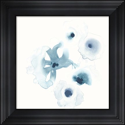 Framed Protea Blue IV Print