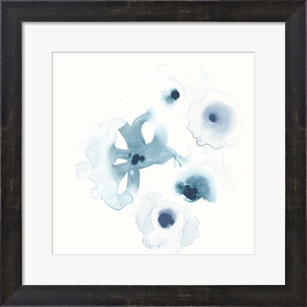 Framed Protea Blue IV Print