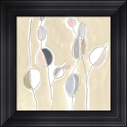 Framed String Garden I Print