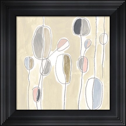 Framed String Garden III Print