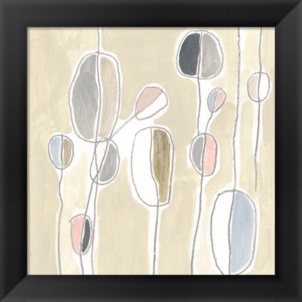 Framed String Garden III Print