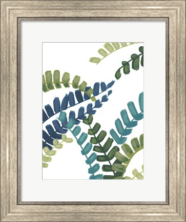 Framed Tropical Thicket I Print