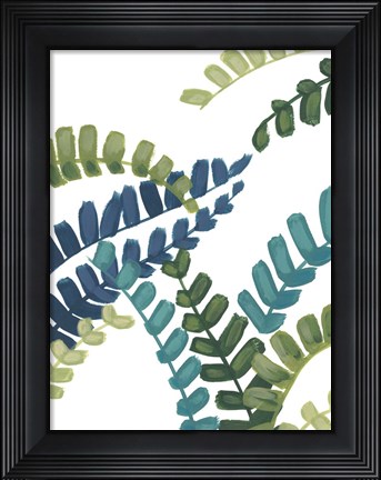 Framed Tropical Thicket I Print