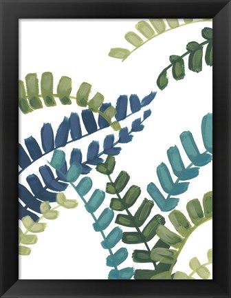 Framed Tropical Thicket I Print