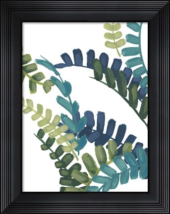 Framed Tropical Thicket II Print