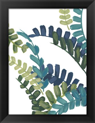 Framed Tropical Thicket II Print