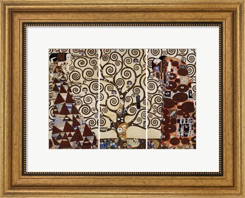Framed Tree of Life, c.1909  (triptych) Print