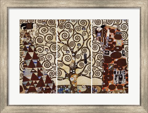 Framed Tree of Life, c.1909  (triptych) Print