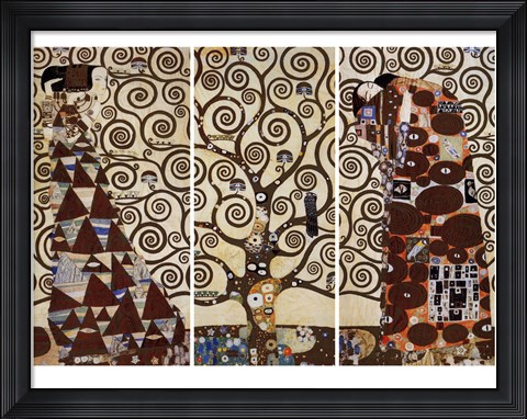 Framed Tree of Life, c.1909  (triptych) Print