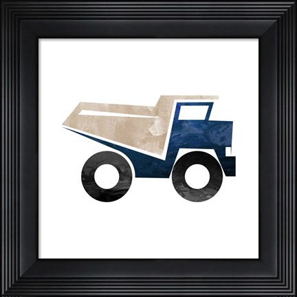 Framed Truck With Paint Texture - Part I Print
