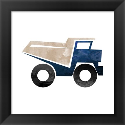 Framed Truck With Paint Texture - Part I Print