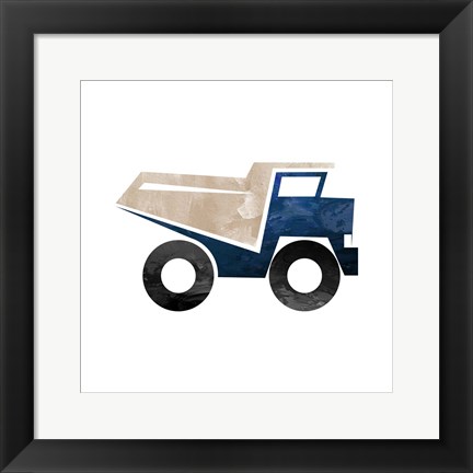 Framed Truck With Paint Texture - Part I Print