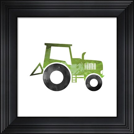 Framed Truck With Paint Texture - Part II Print