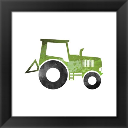 Framed Truck With Paint Texture - Part II Print