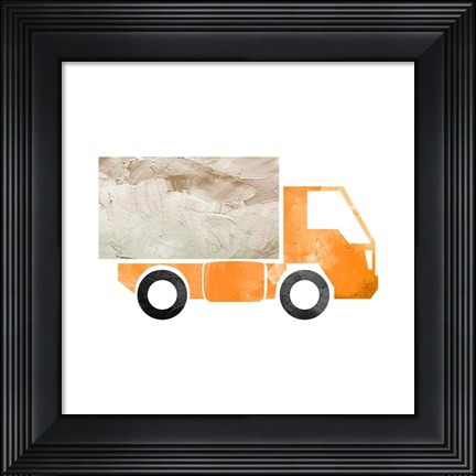 Framed Truck With Paint Texture - Part III Print