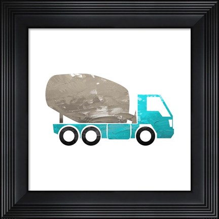 Framed Truck With Paint Texture - Part IV Print