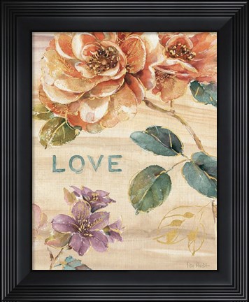 Framed Spiced Nature VII Marble Print