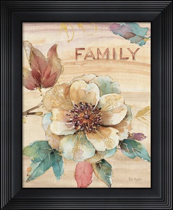 Framed Spiced Nature V Marble Print