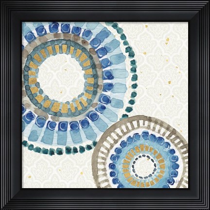 Framed Indigold XVI Print