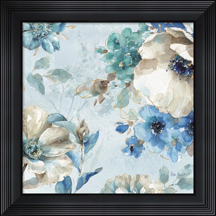 Framed Indigold X Print