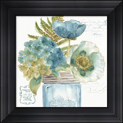 Framed My Greenhouse Bouquet III Print