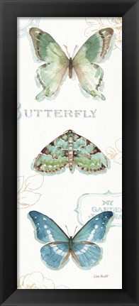 Framed My Greenhouse Butterflies VI Print