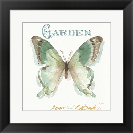 Framed My Greenhouse Butterflies III Print