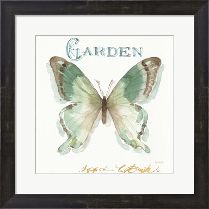 Framed My Greenhouse Butterflies III Print