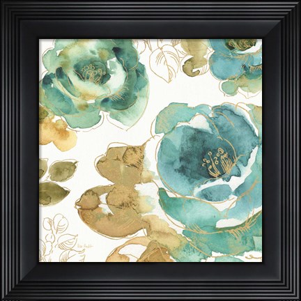 Framed My Greenhouse Roses III Print