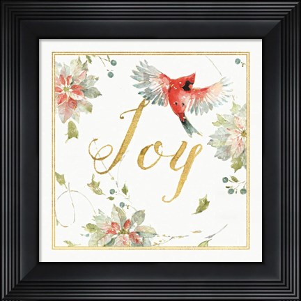 Framed Dancing Bird II Print