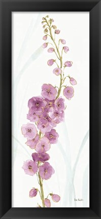Framed Rainbow Seeds Flowers VII Print